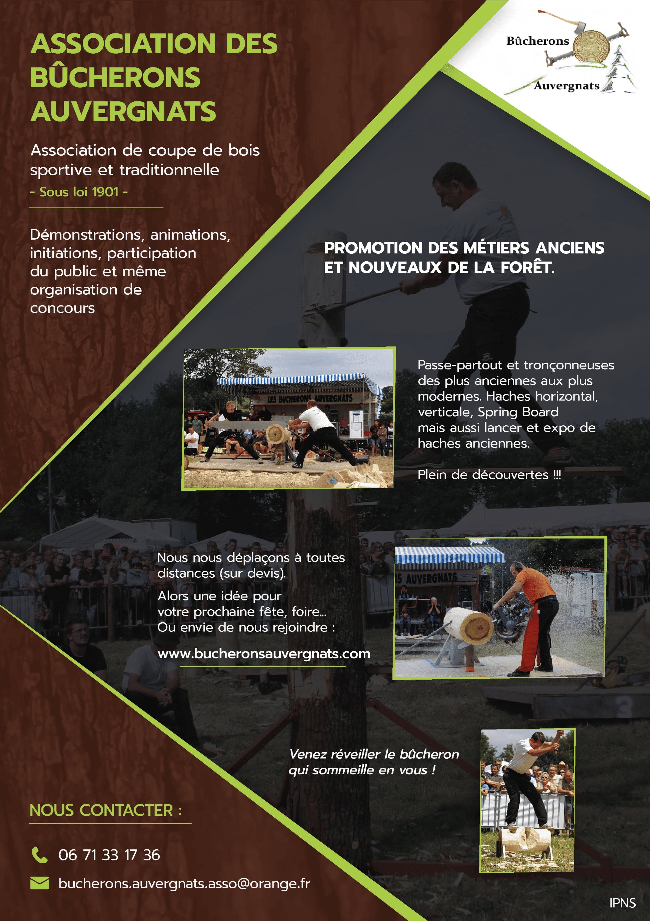 flyer bûcherons auvergnats